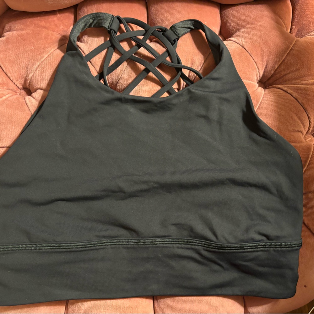 lululemon athletica Legacy Green Strappy Tank Top